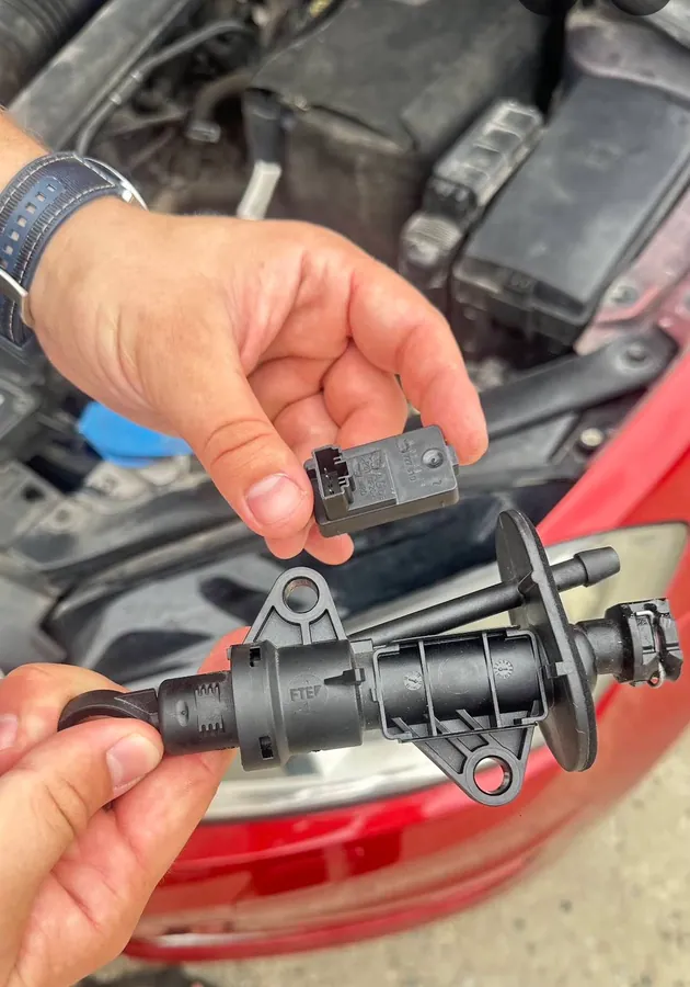 Victor’s car after clutch-control repair