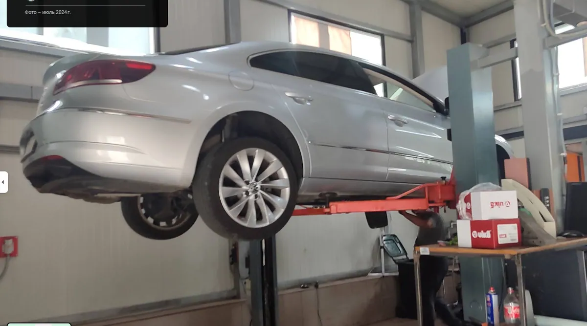 Andrei’s VW CC after ABS diagnostics and sensor replacement