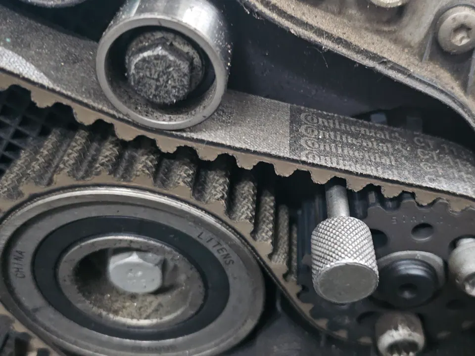 Timing belt installation