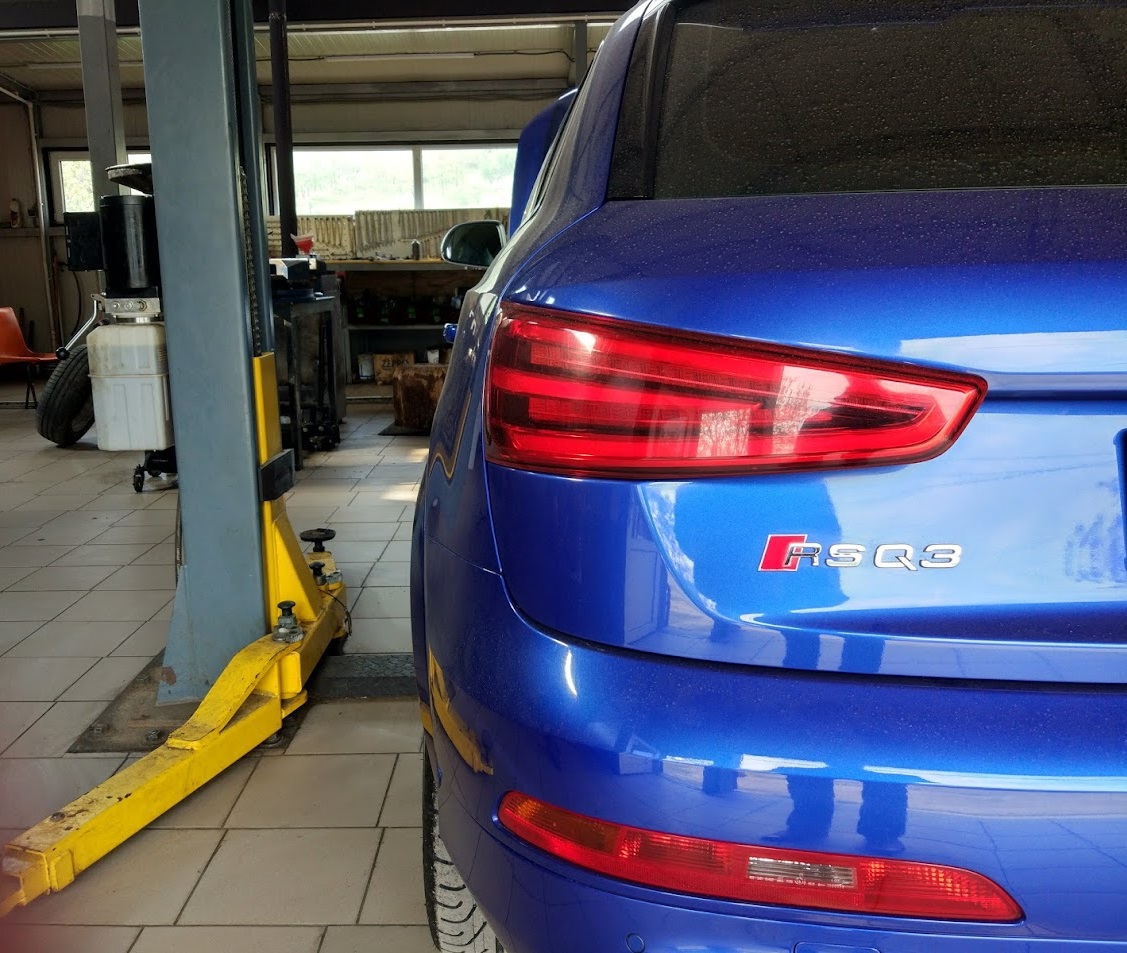 Audi RSQ3 în service-ul BRAVO MOTORS